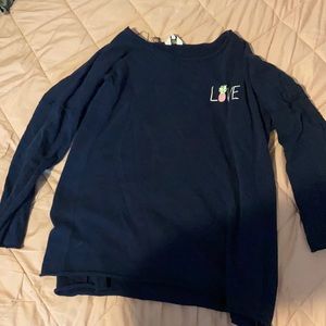 Crown and Ivy Love Long sleeve shirt